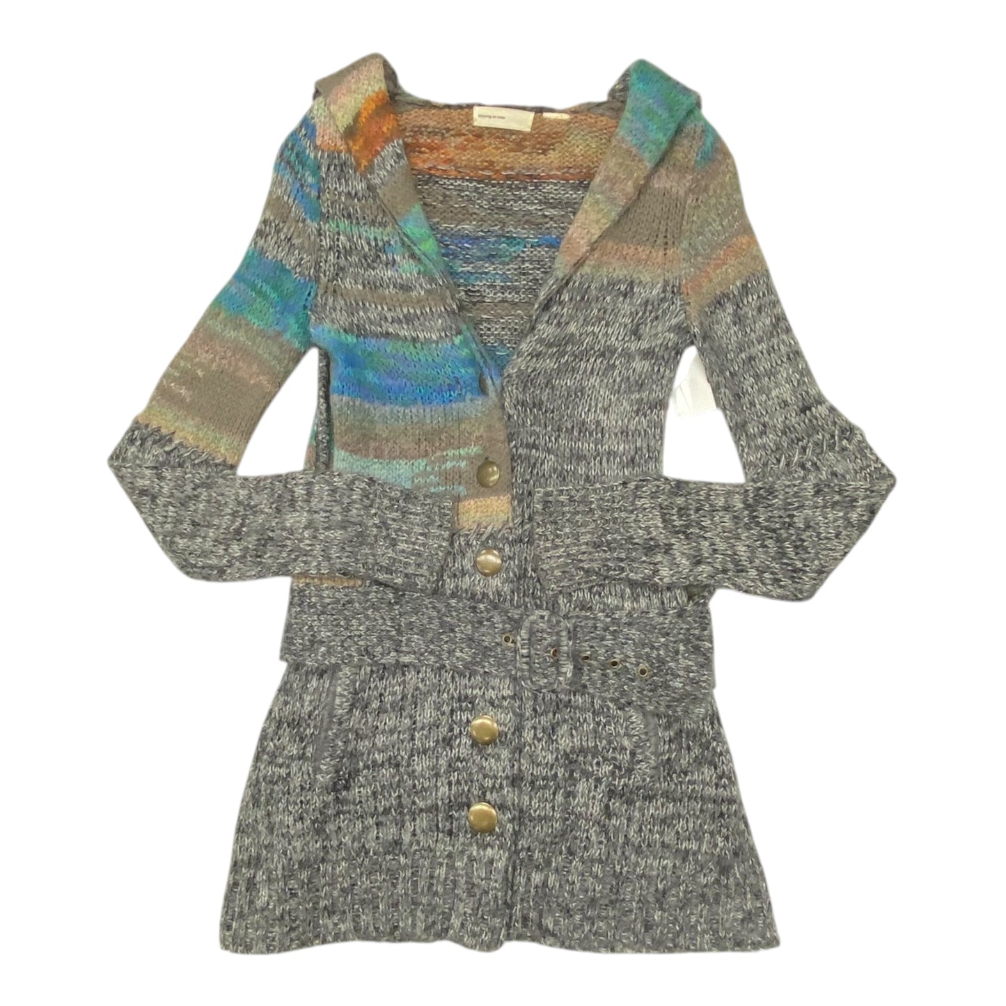 Sweater Cardigan By Sleeping On Snow In Multi, Size:Xs