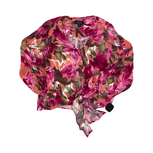 Top 3/4 Sleeve By Karen Kane In Multi, Size:Xl