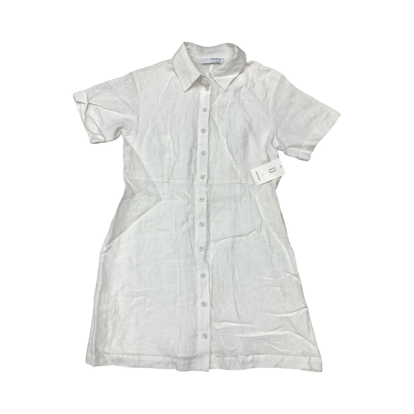 Dress Casual Midi By Cmc In White, Size:L