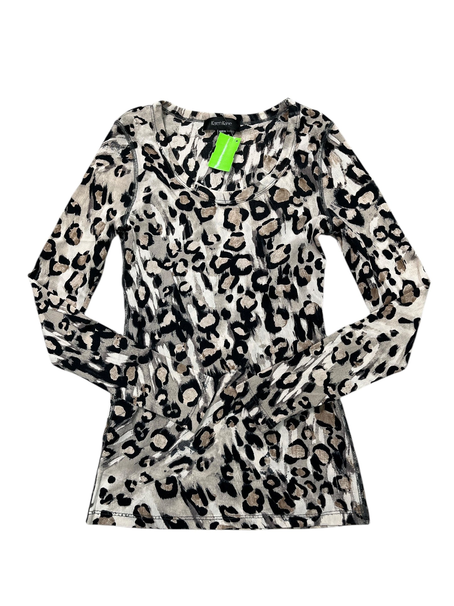 Top Ls By Karen Kane In Leopard Print, Size:S