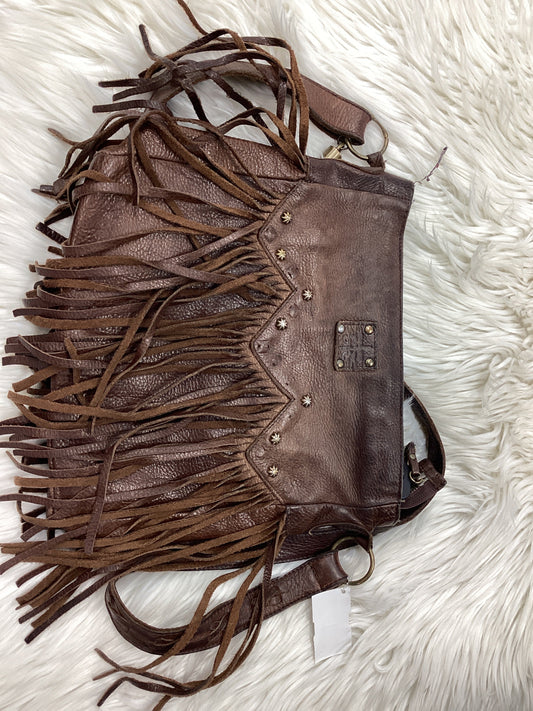Crossbody Leather By Cmc In Brown, Size:Medium