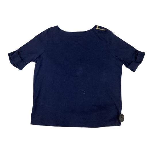 Top 2Pc Ss By Lauren By Ralph Lauren In Blue, Size:2X