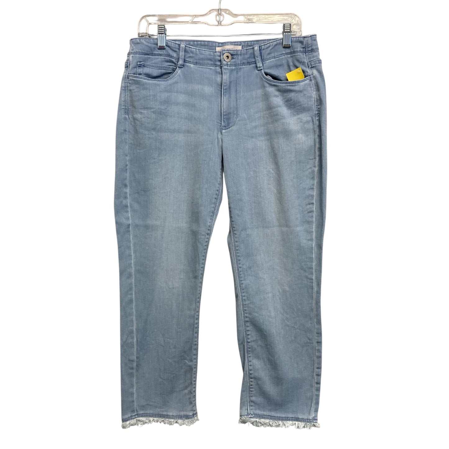 Jeans Cropped By J. Jill In Blue Denim, Size:8