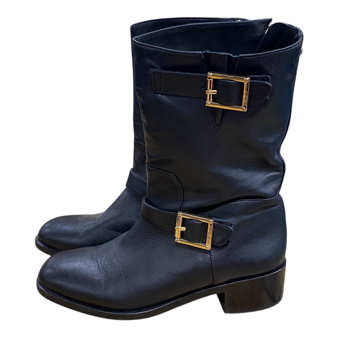 Boots Ankle Heels By Vince Camuto In Black, Size:7