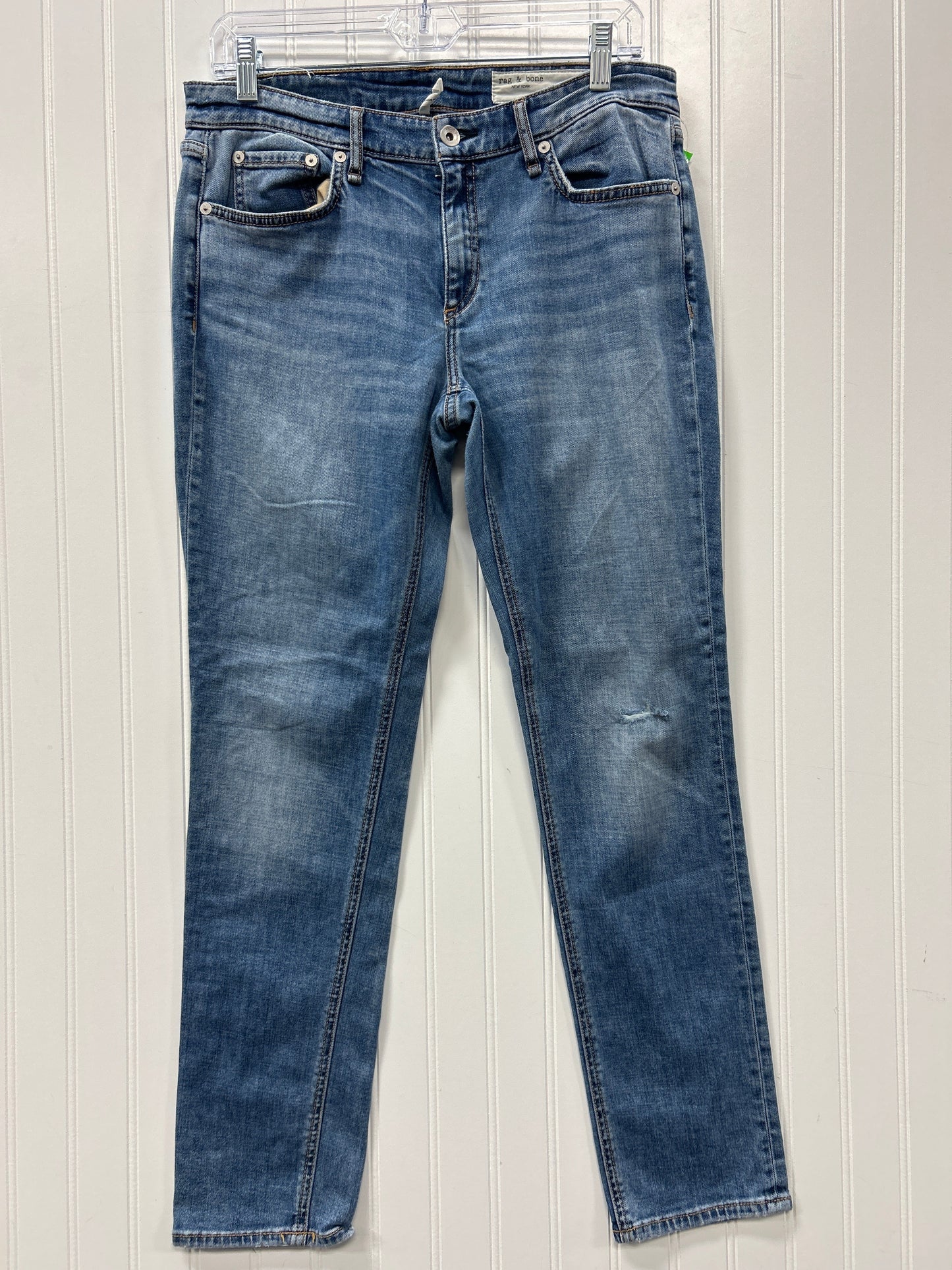 Jeans Boyfriend By Rag And Bone In Blue Denim, Size:6