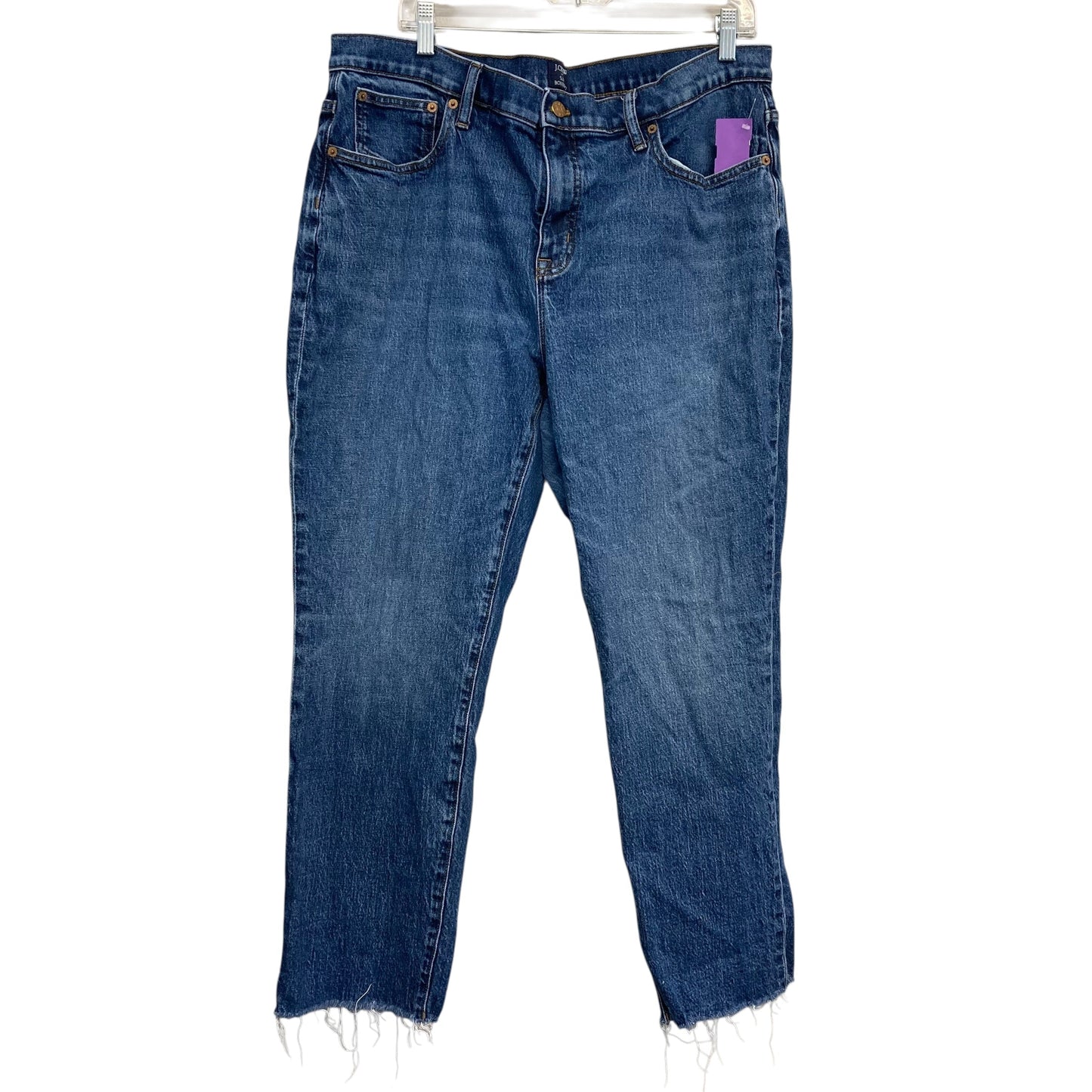 Jeans Boyfriend By J. Crew In Blue Denim, Size:14