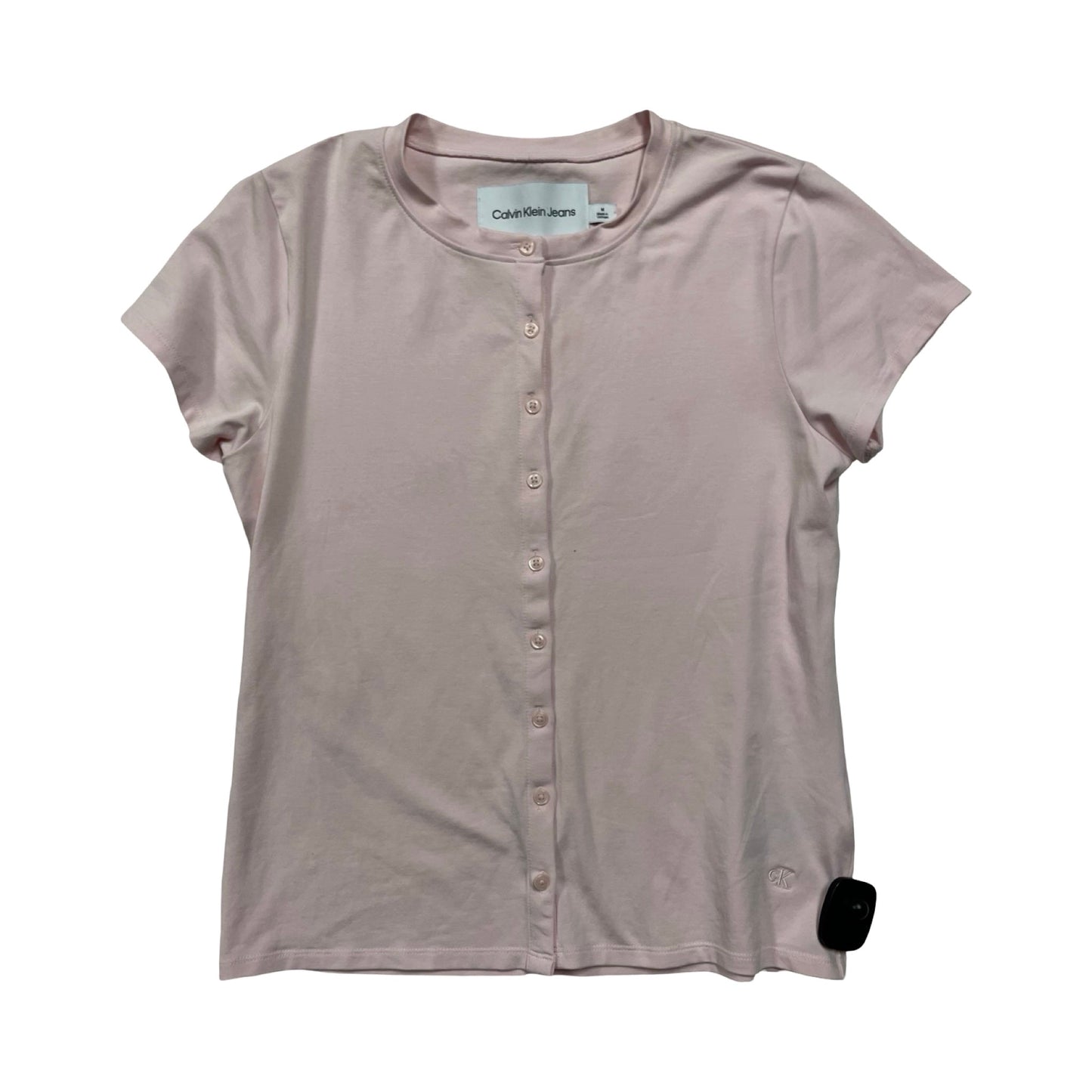 Top Ss By Calvin Klein In Pink, Size:M