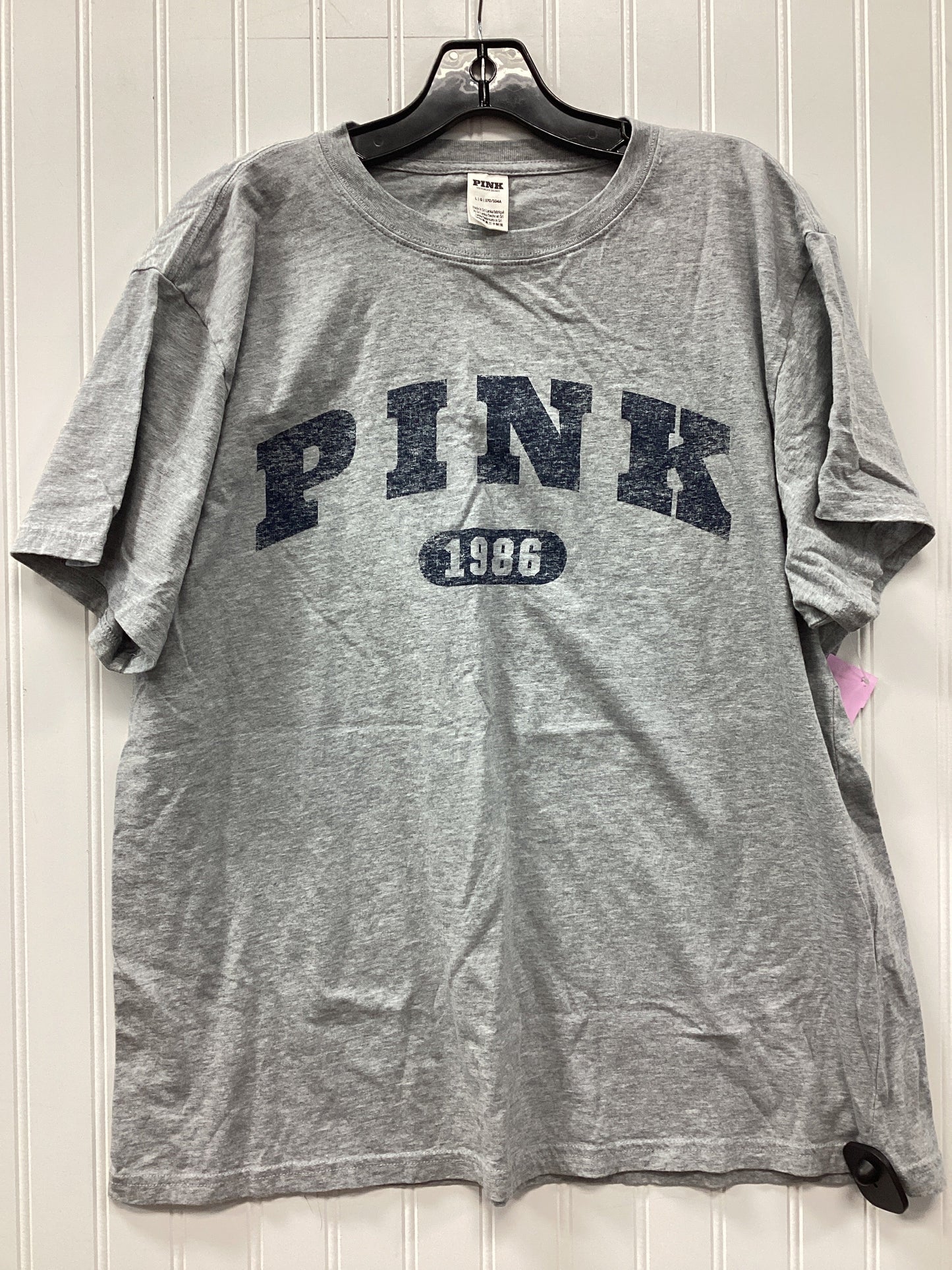 Top Ss By Pink In Grey, Size:L