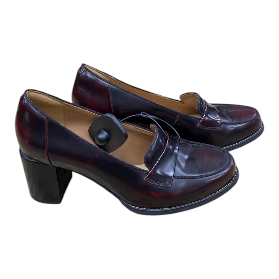 Shoes Heels Block By Clarks In Red, Size:7.5