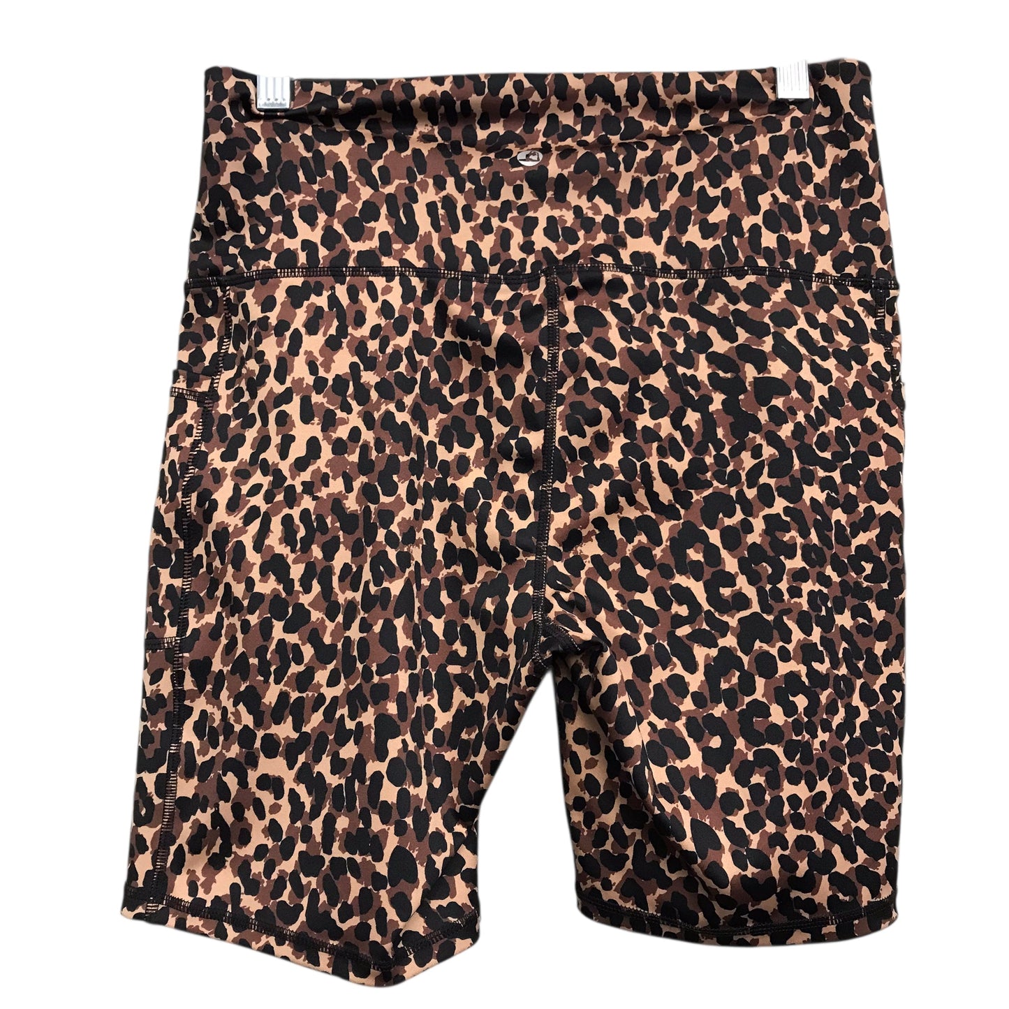 Athletic Shorts By LegEnd In Black & Brown, Size:L