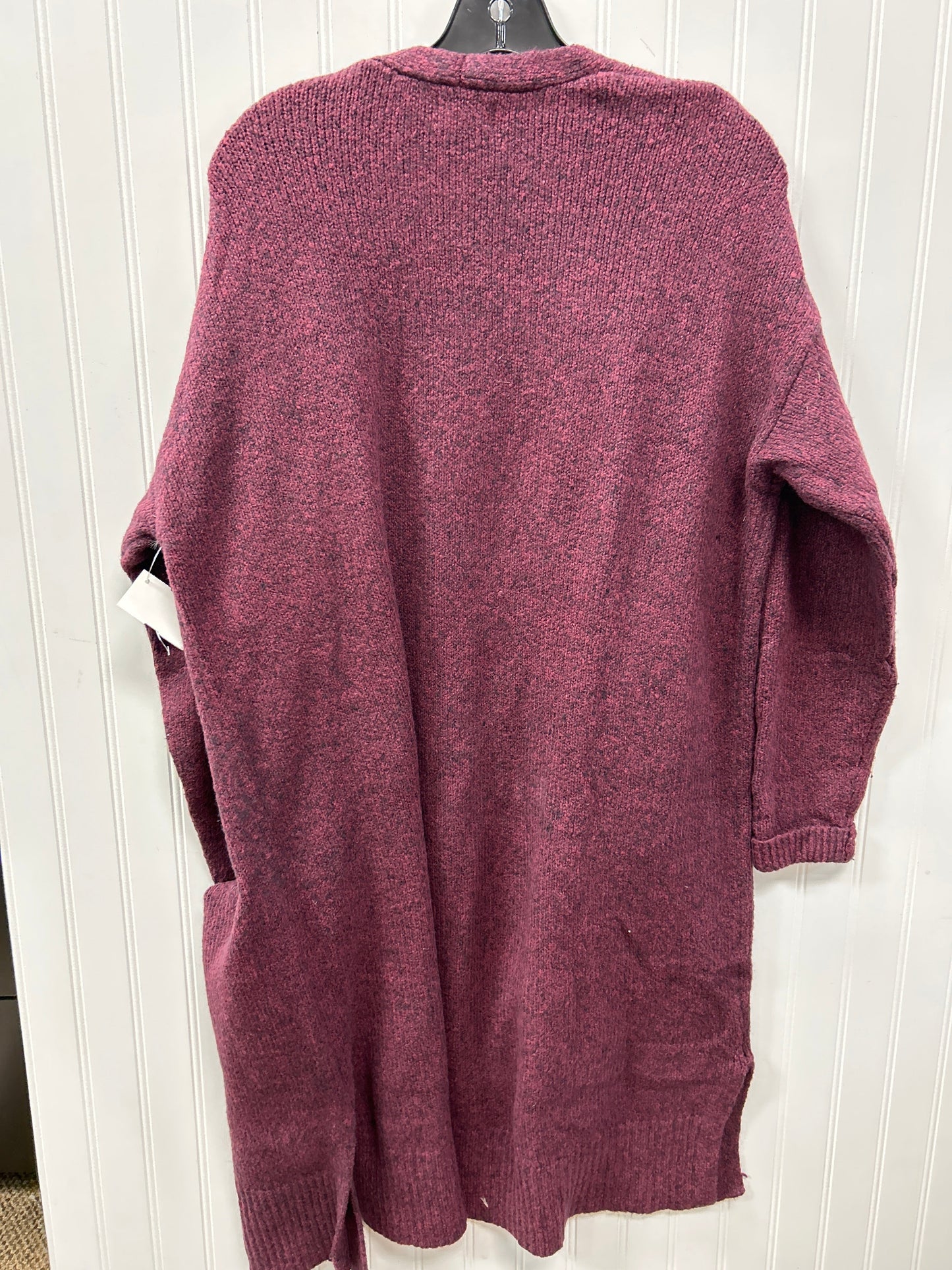 Sweater Cardigan By Old Navy In Purple, Size:M