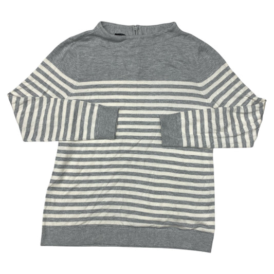 Sweater By Talbots In Cream & Grey, Size:L