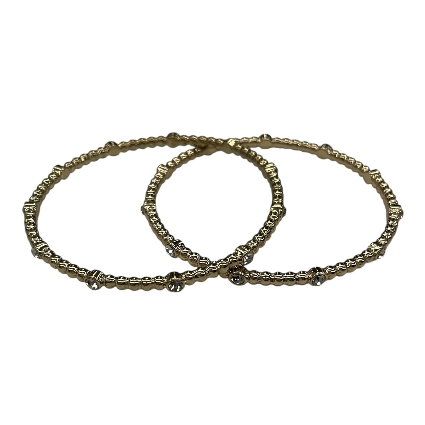 Bracelet Other By Clothes Mentor In Gold, Size:02 Piece Set