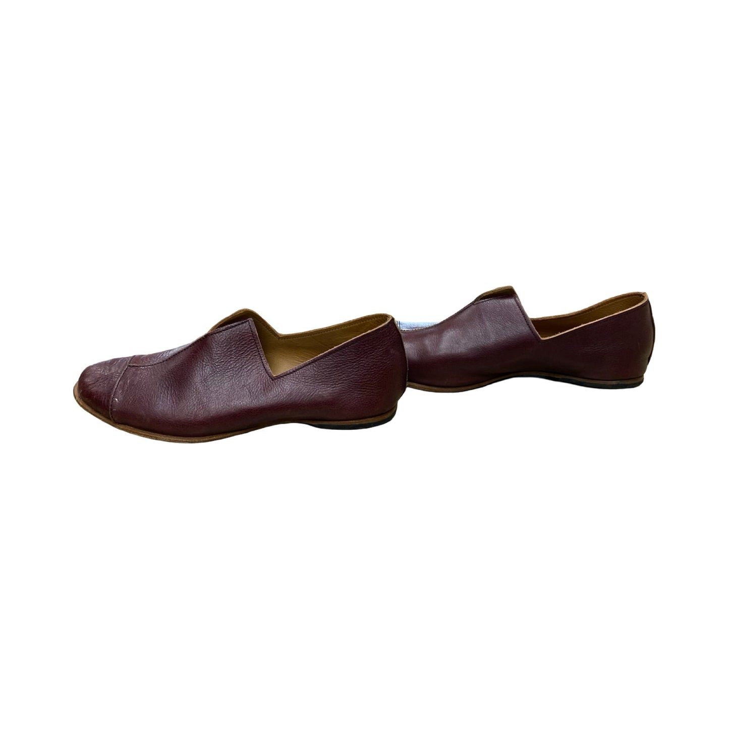 Shoes Designer By Cma In Maroon, Size:6