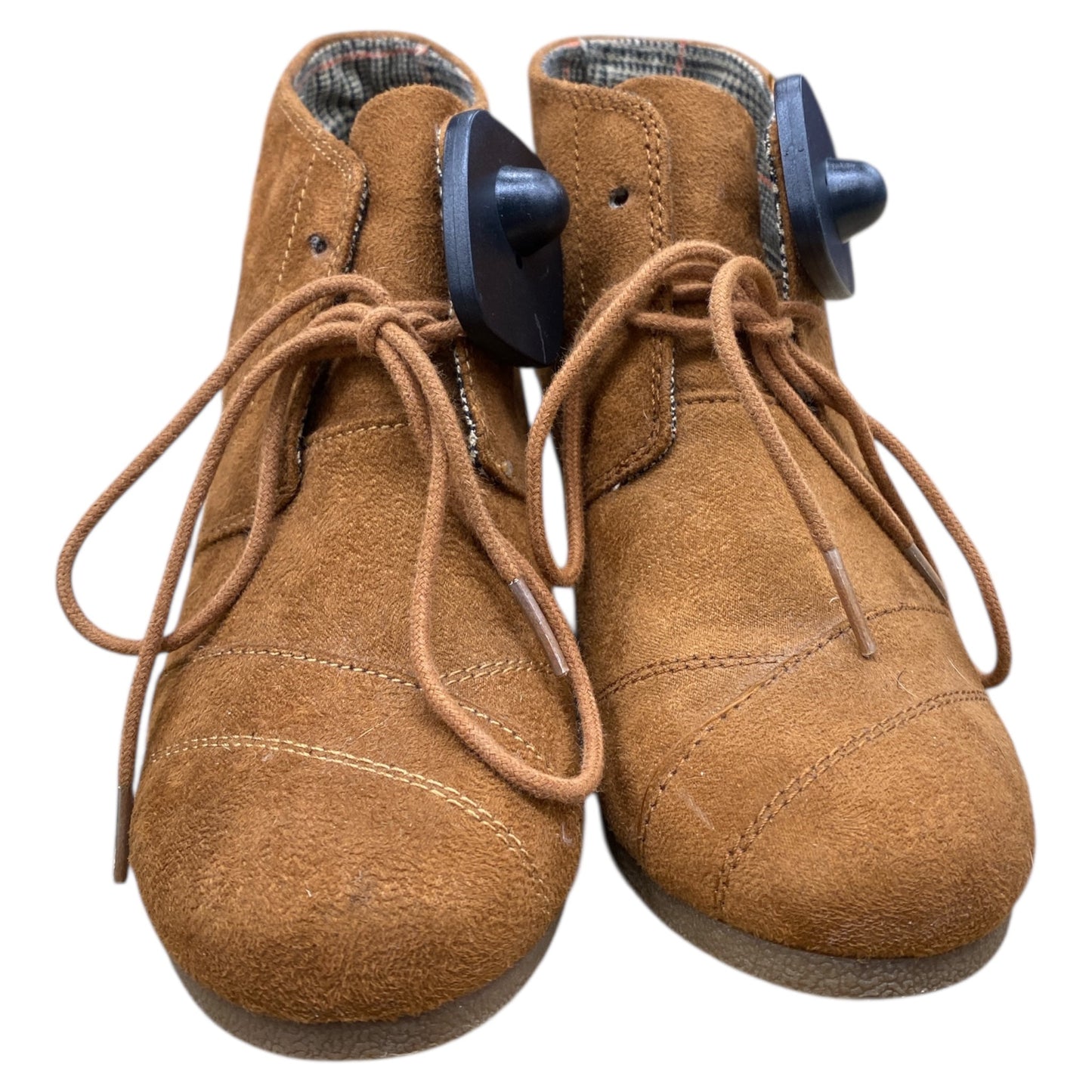 Boots Ankle Heels By Bongo In Brown, Size:7