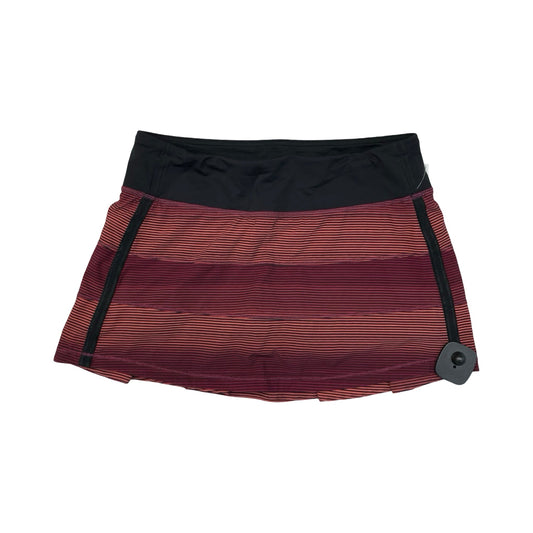 Athletic Skort By Lululemon In Multi, Size:6