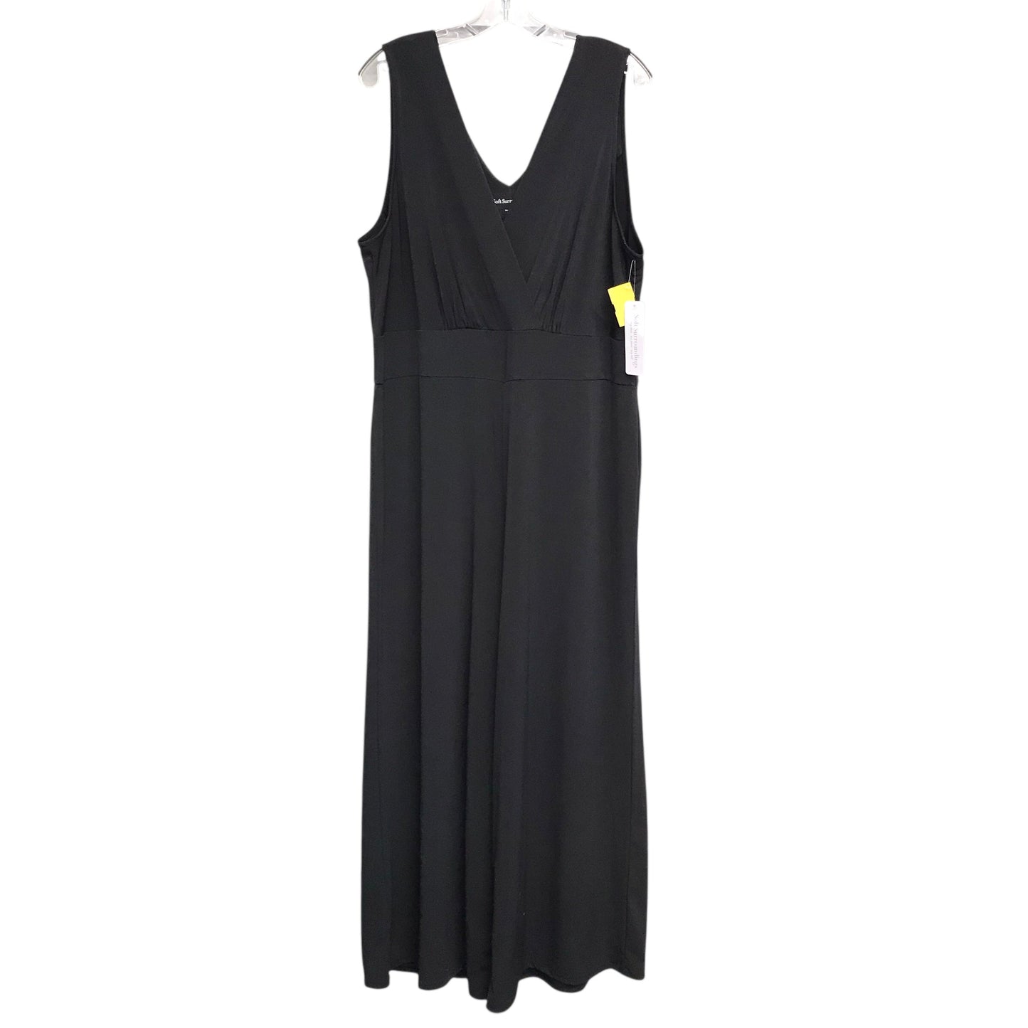 Jumpsuit By Soft Surroundings In Black, Size:1X