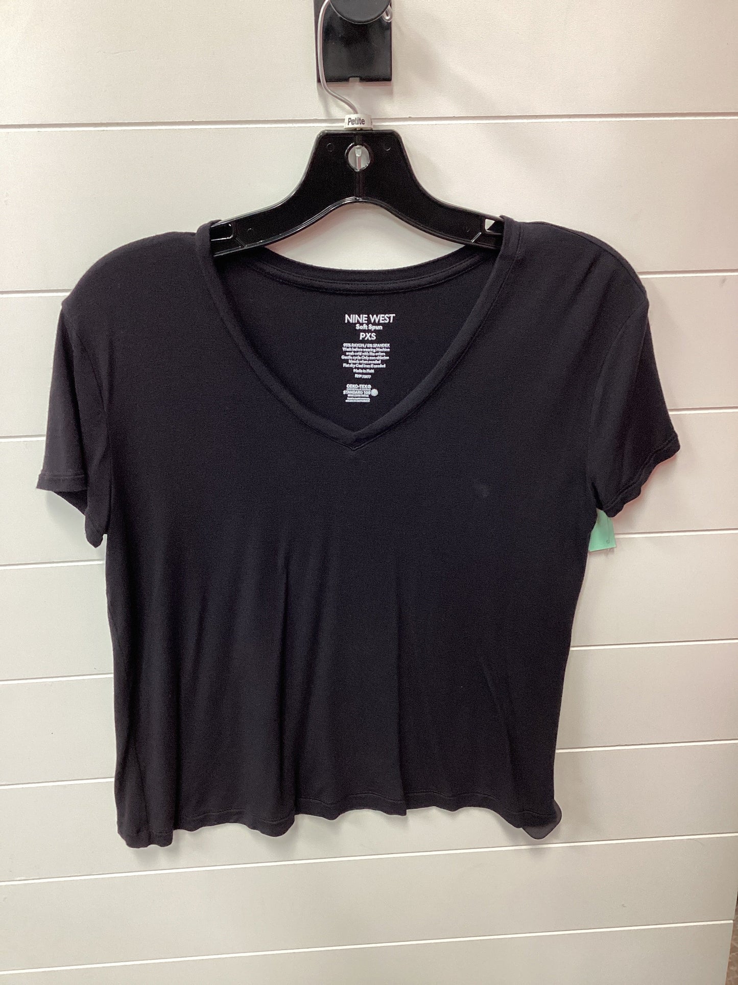 Top Ss Basic By Nine West In Black, Size:Xsp