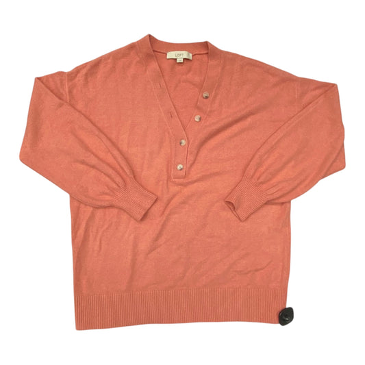 Sweater By Loft In Pink, Size:L