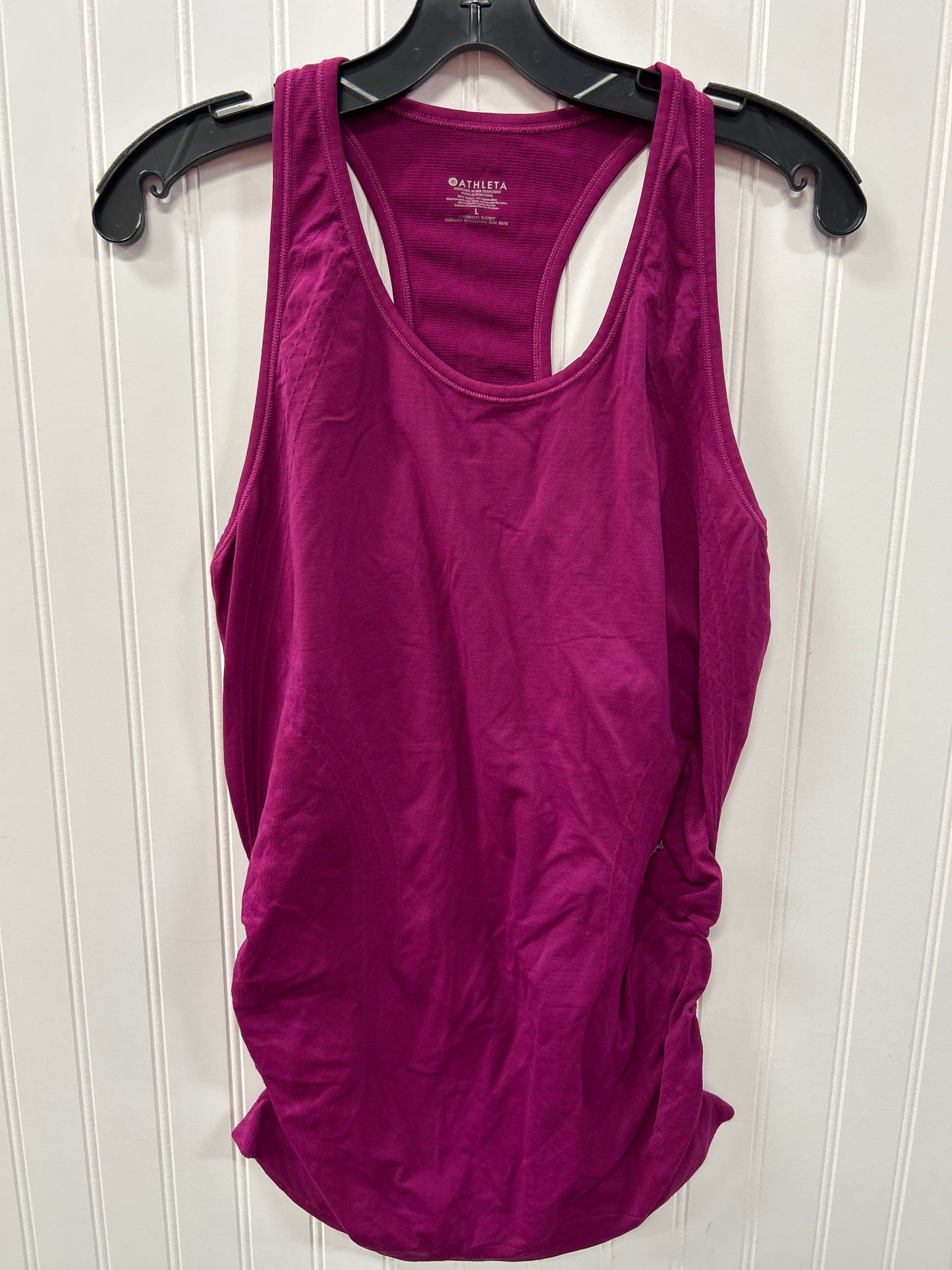 Athletic Tank Top By Athleta In Purple, Size:L