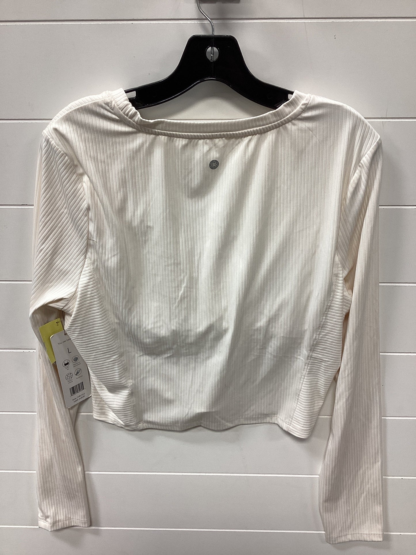 Athletic Top Ls Crewneck By Cmc In Cream, Size:L