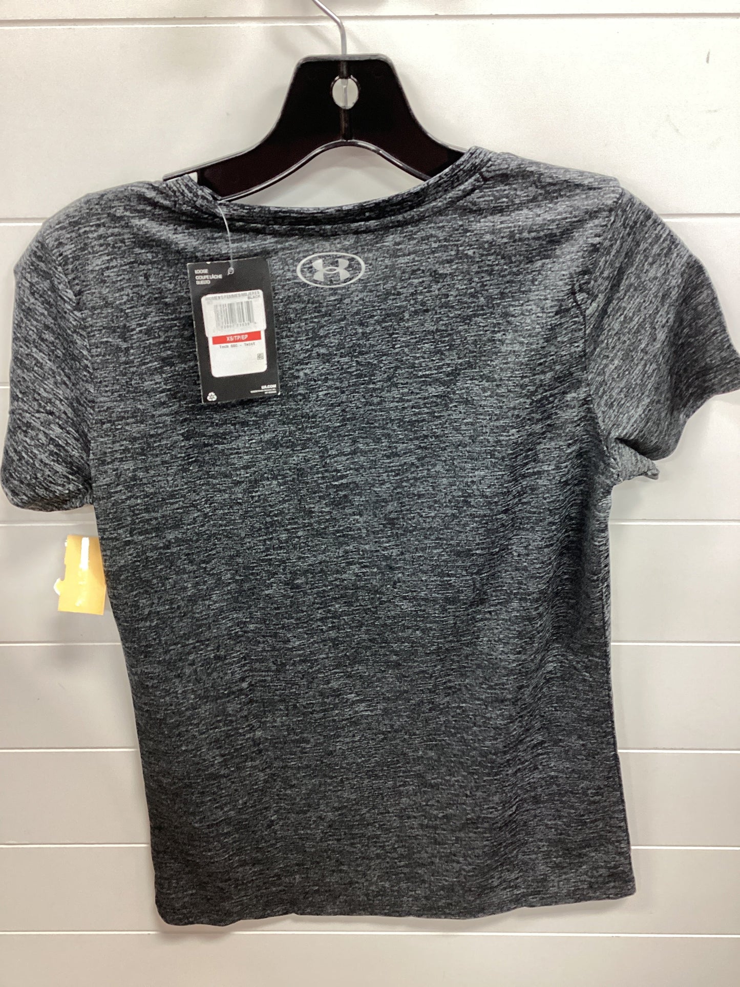Athletic Top Ss By Under Armour In Grey, Size:Xs