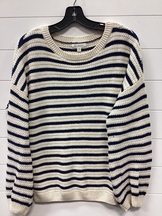 Sweater By Blu Pepper In Blue & Cream, Size:M