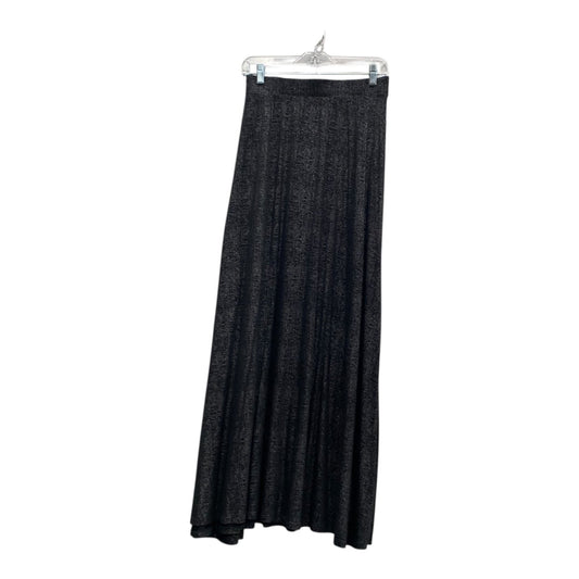 Skirt Maxi By Lane Bryant In Black & Silver, Size:14