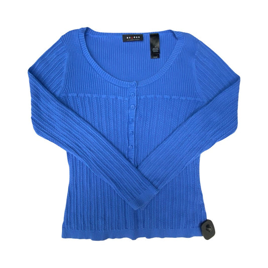 Sweater By Axcess In Blue, Size:M