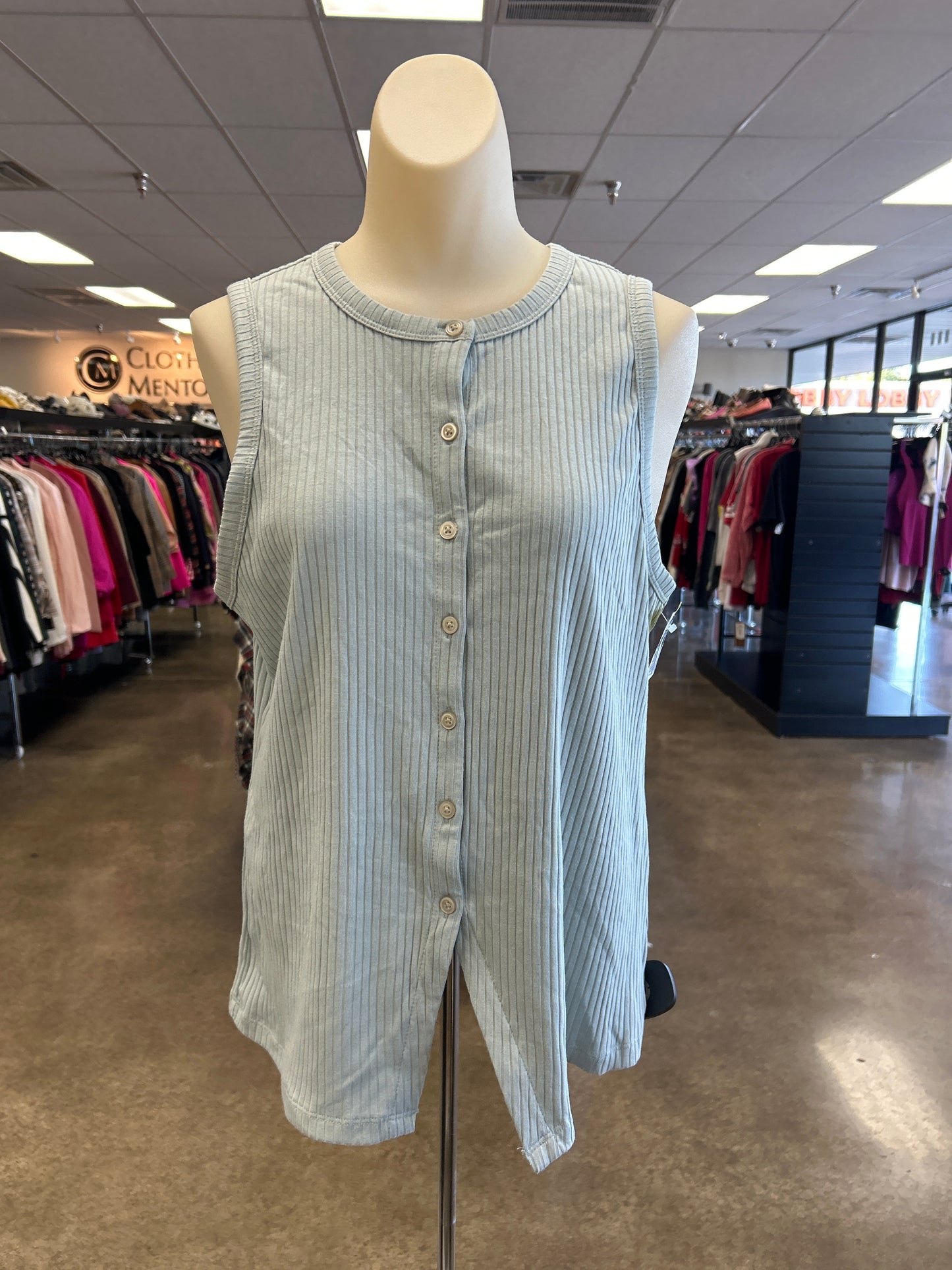 Tank Top By Old Navy In Green, Size:L