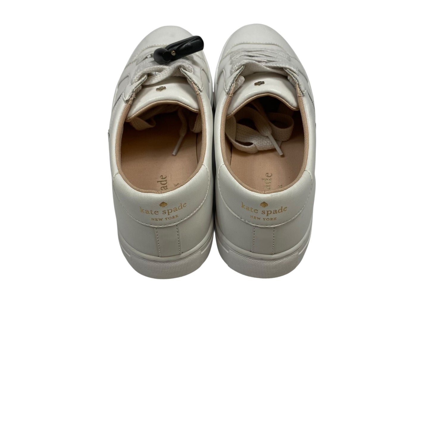 Shoes Designer By Kate Spade In White, Size:9.5