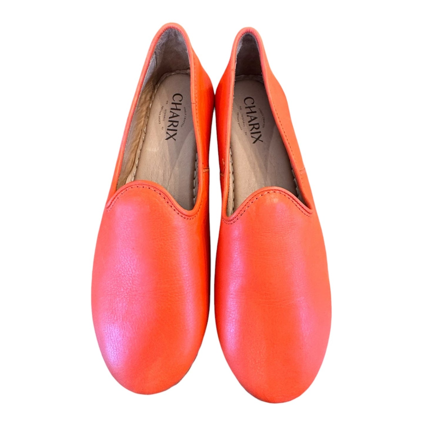 Shoes Flats By CHARIX In Orange, Size:8.5