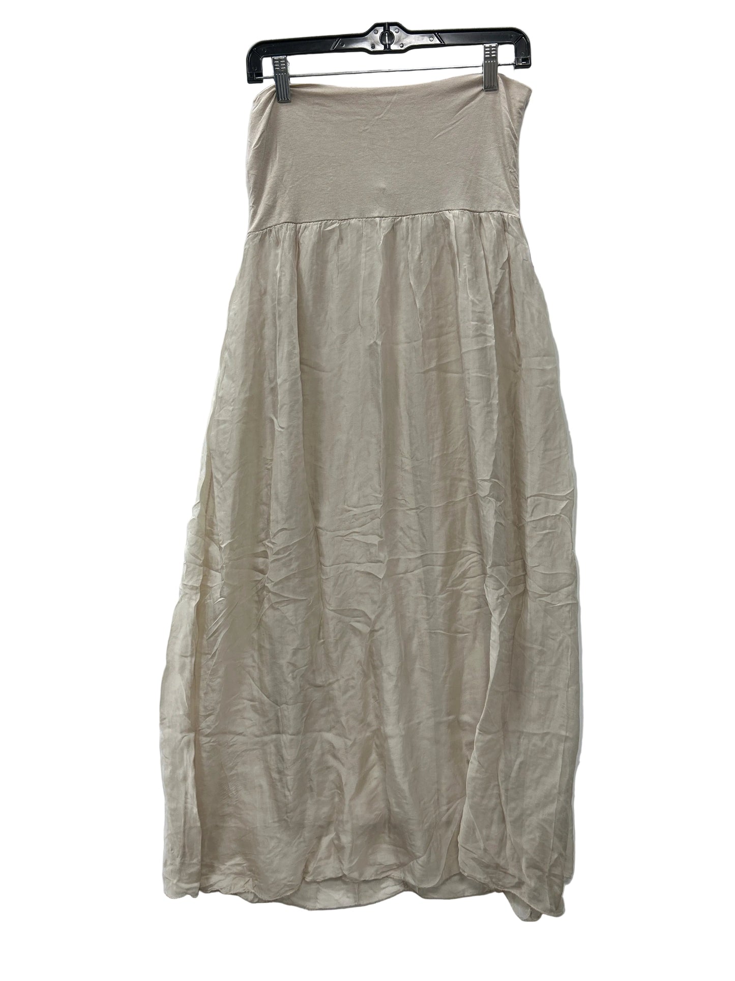 Skirt Maxi By Cmb In Cream, Size:L