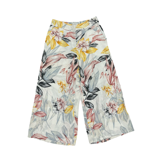 Pants Wide Leg By C And C In Floral Print, Size:S
