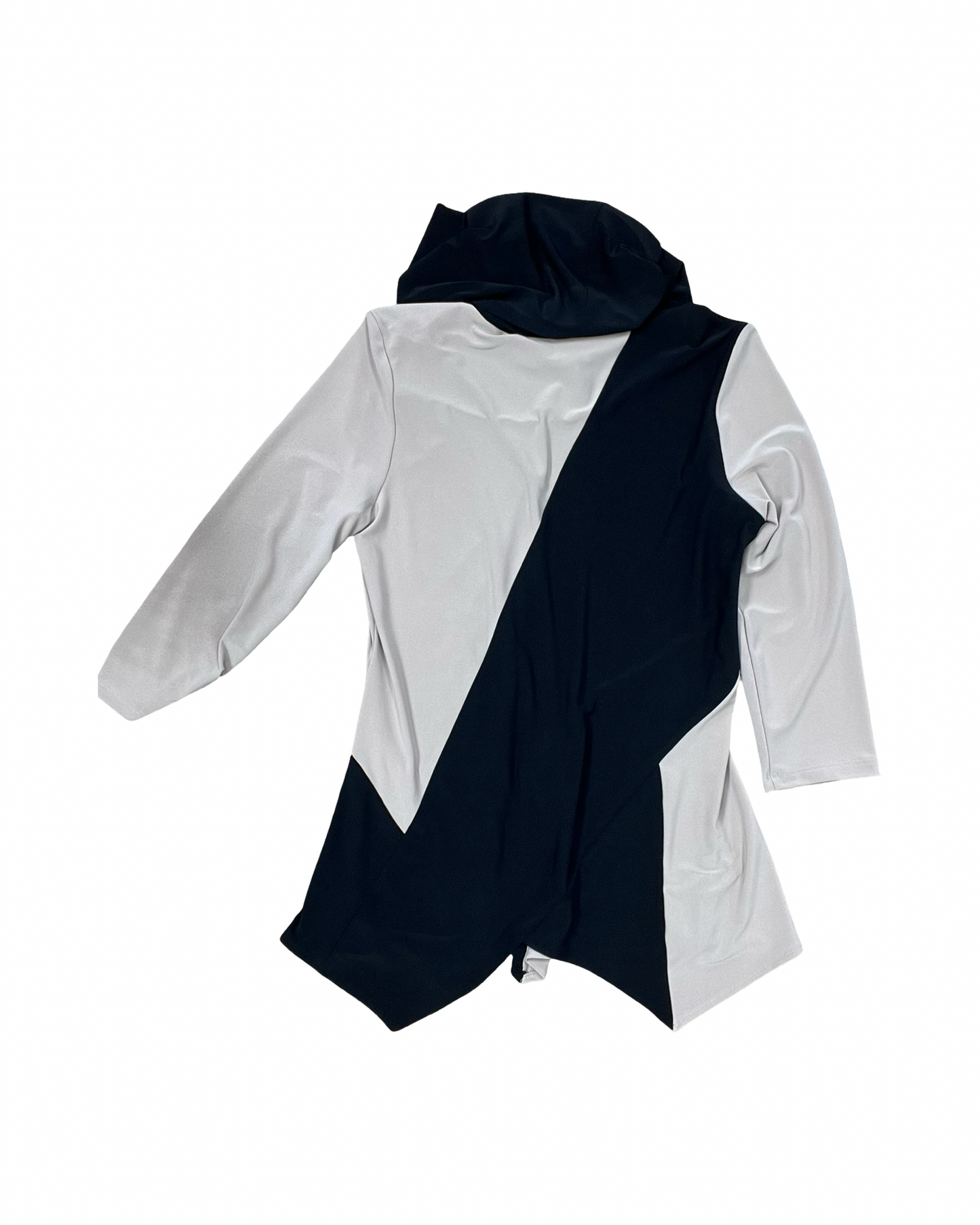 Top 3/4 Sleeve By Joseph Ribkoff In Black & Tan, Size:M