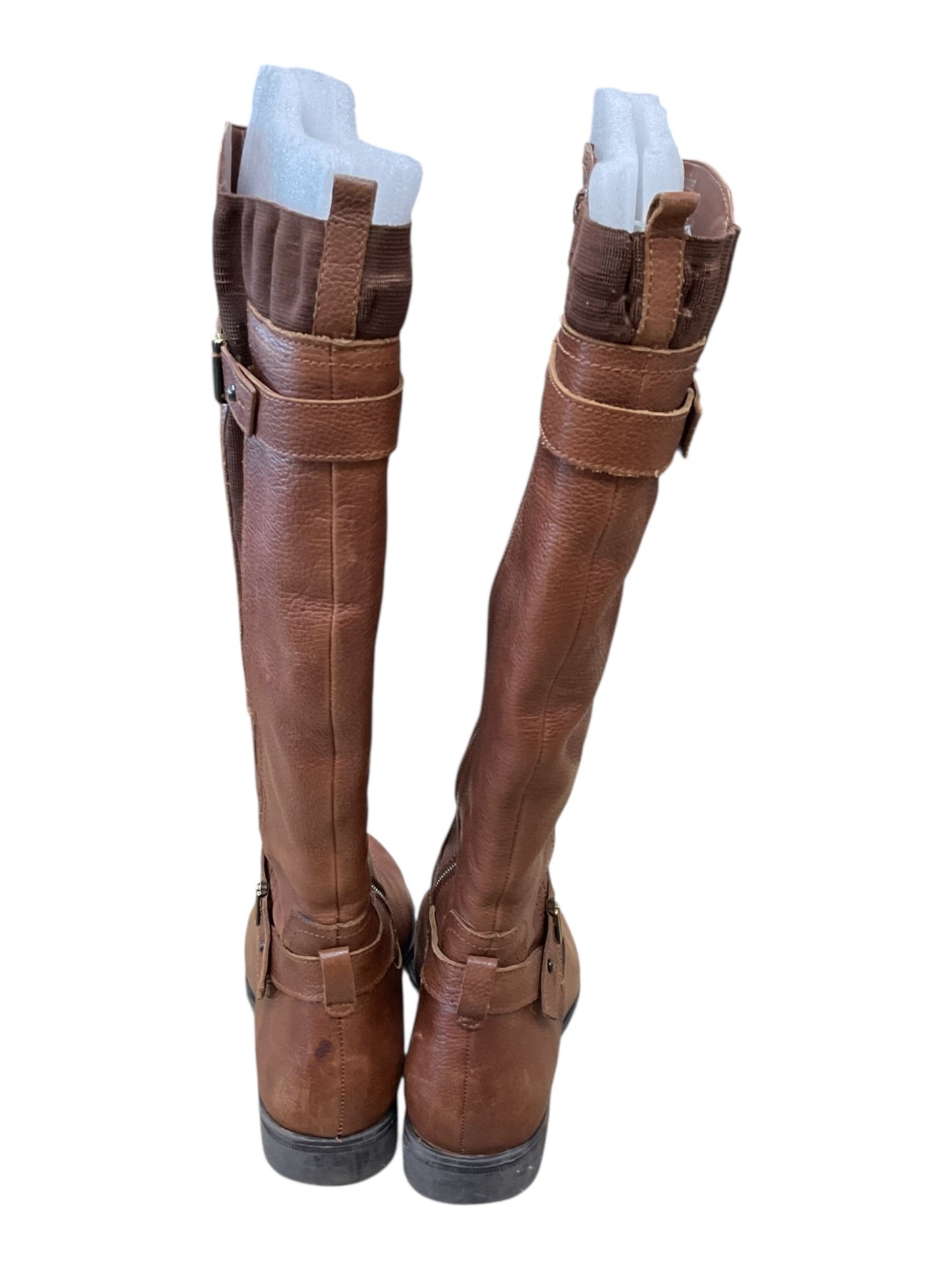 Boots Knee Flats By Naturalizer In Brown, Size:10