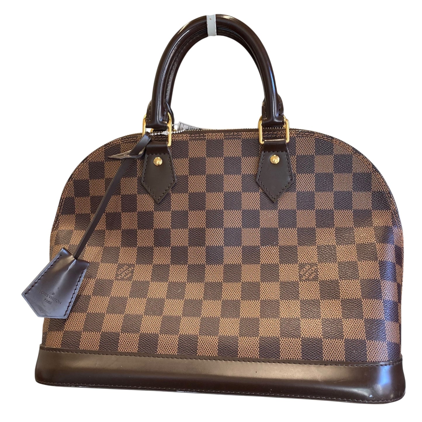 Handbag Luxury Designer By Louis Vuitton In Brown, Size:Medium