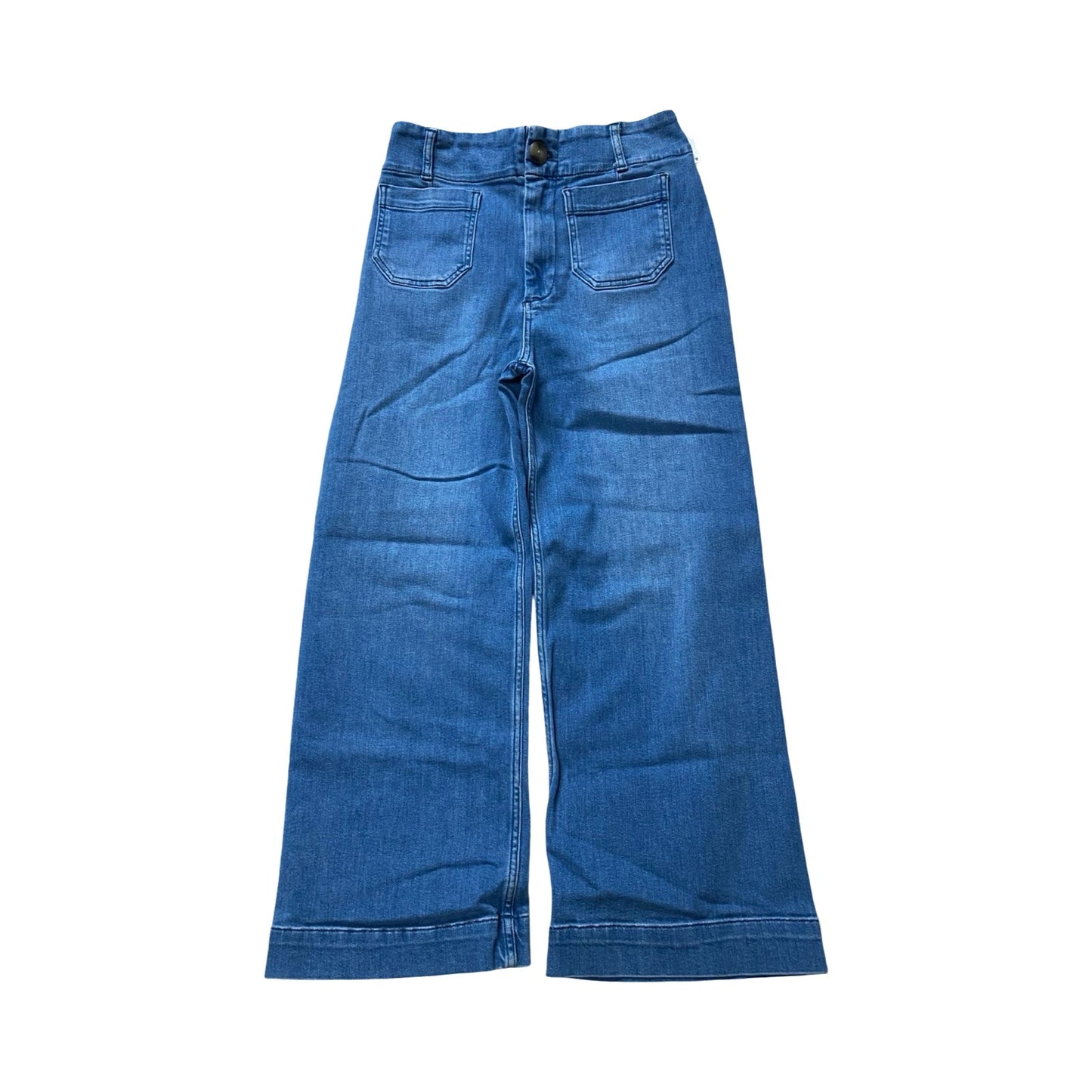 Jeans Wide Leg By Pilcro In Blue Denim, Size:4