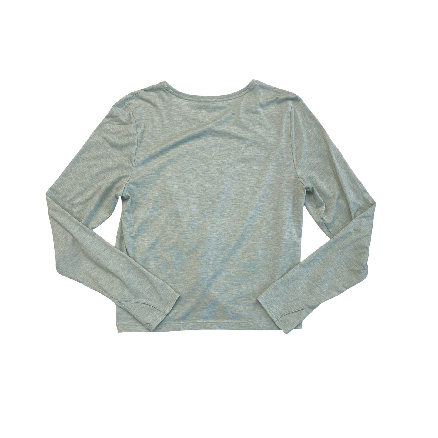 Athletic Top Ls Collar By Athleta In Green, Size:L