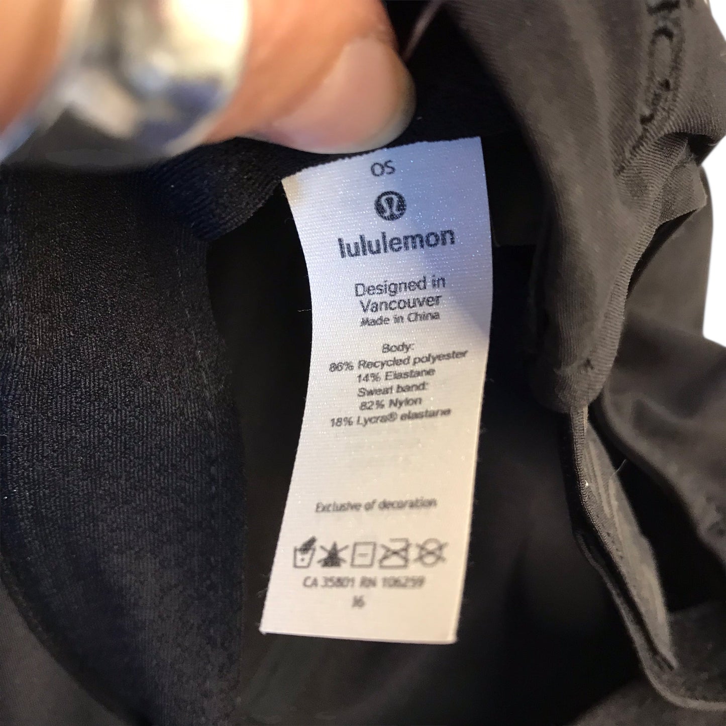 Hat Baseball Cap By Lululemon In Black