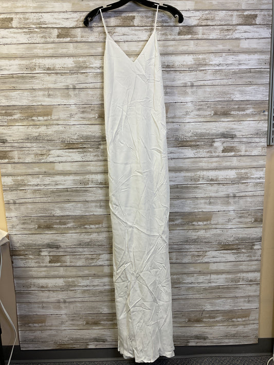 Dress Party Long By Clothes Mentor In Ivory, Size:M