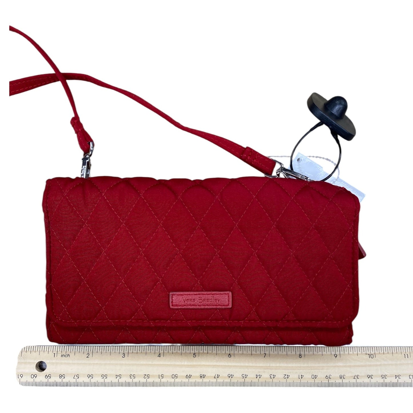 Handbag By Vera Bradley In Red, Size:Small