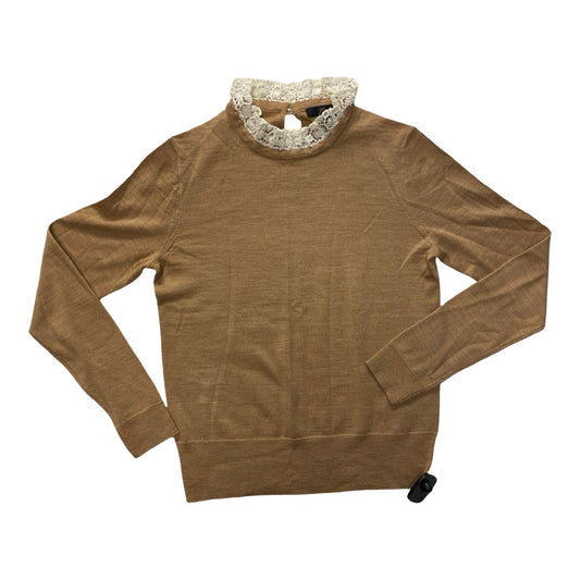 Sweater By J. Crew In Tan & White, Size:Xs