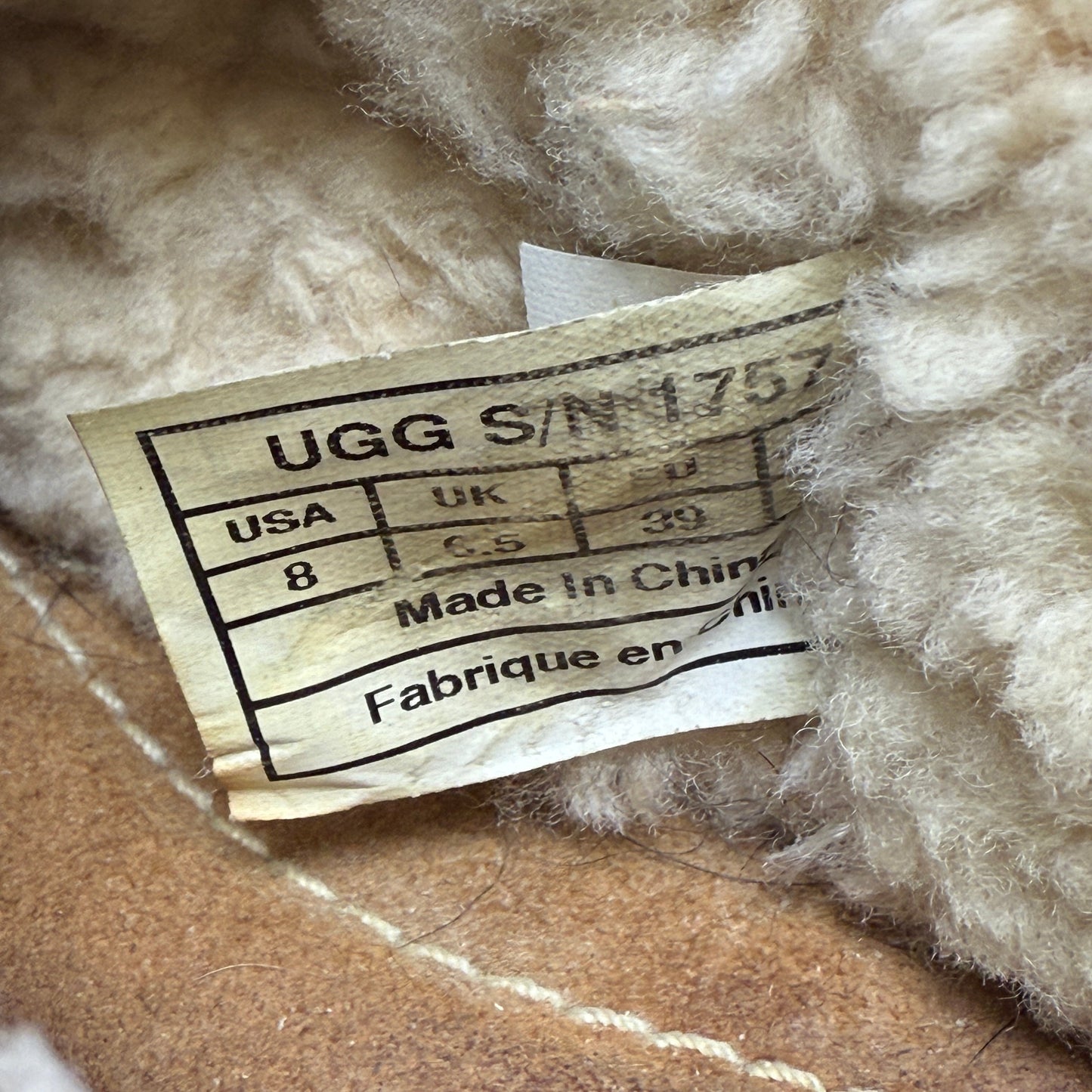 Bettey Black Suede Shearling Clog Slippers Designer By Ugg In Black & Cream, Size: 8