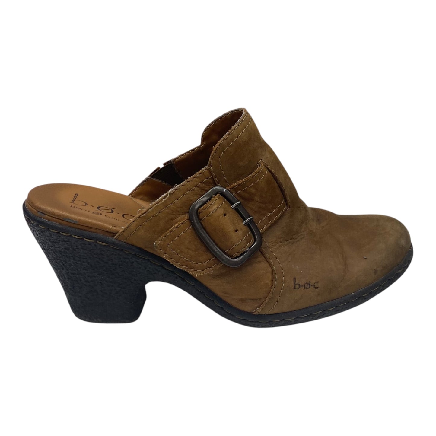 Shoes Heels Block By Boc In Brown, Size:9