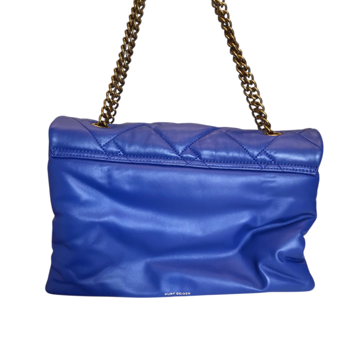 Handbag Designer By Kurt Geiger In Blue, Size:Large