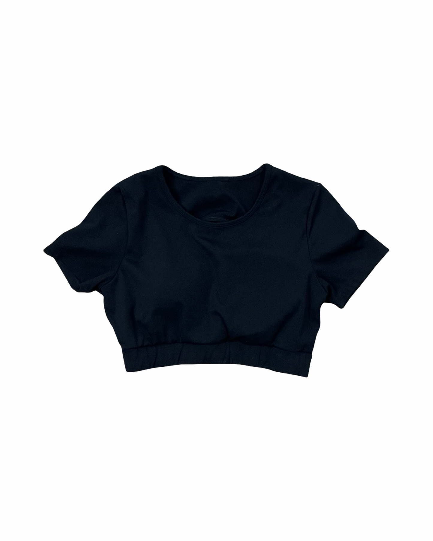 Athletic Top Ss By Clothes Mentor In Black, Size:L