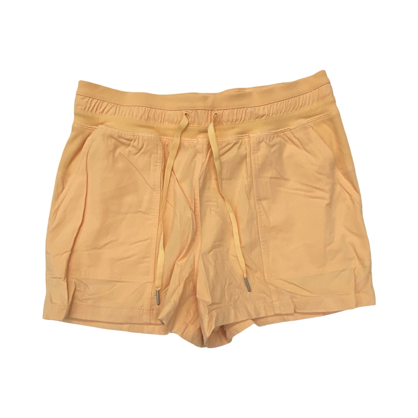 Athletic Shorts By Lululemon In Coral, Size:8