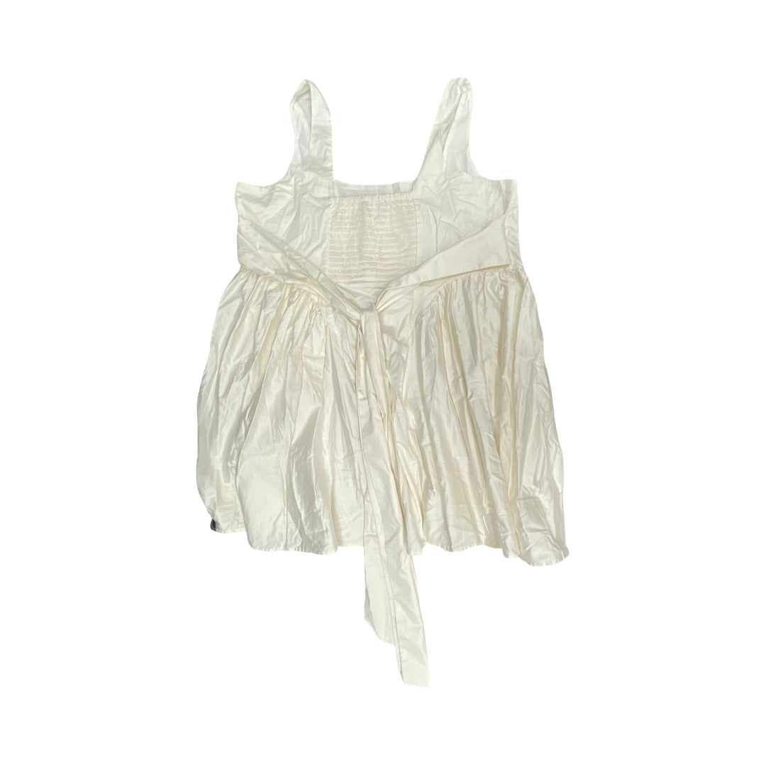 Dress Casual Midi By Eloquii In White, Size:2X