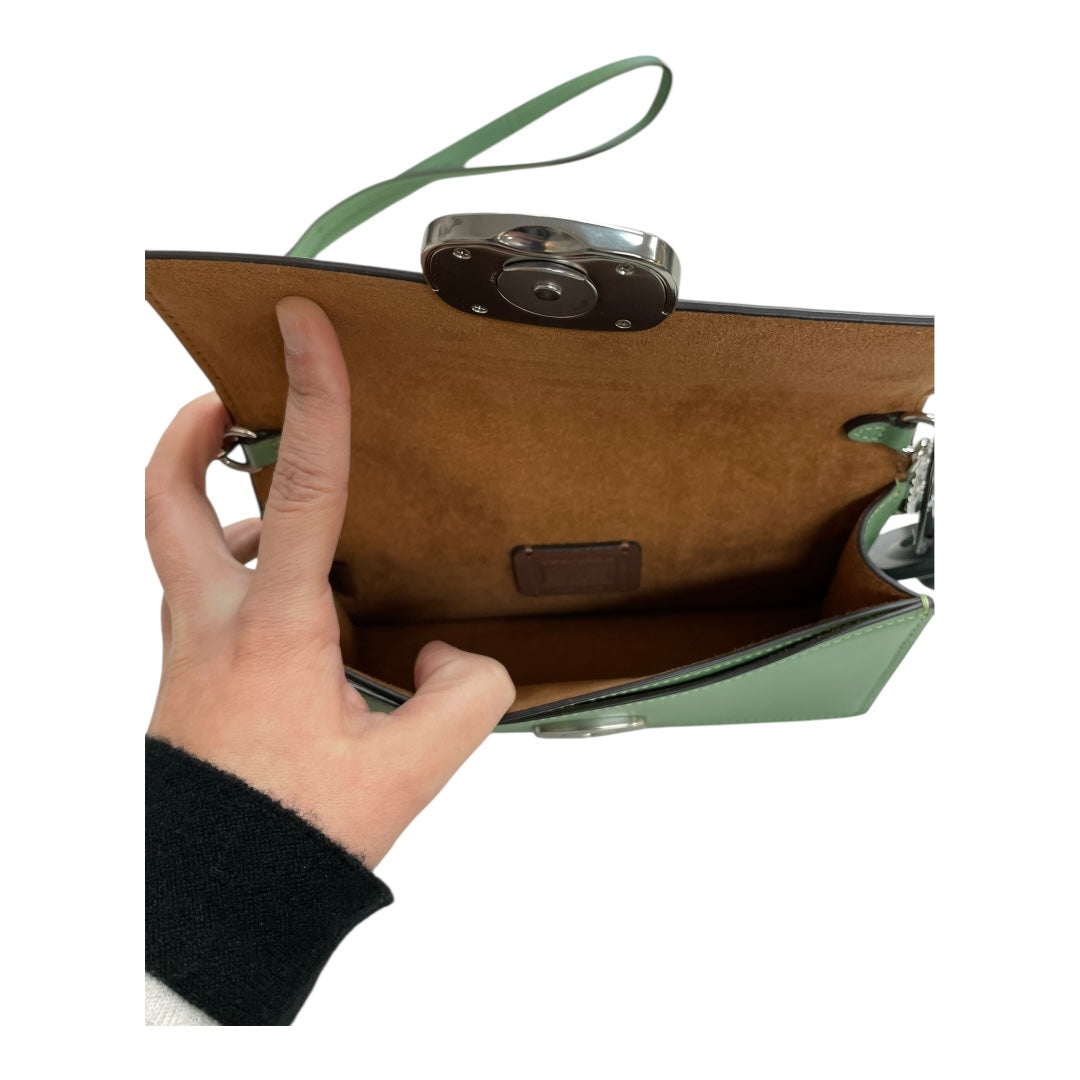 Handbag Designer By Coach In Green, Size:Small
